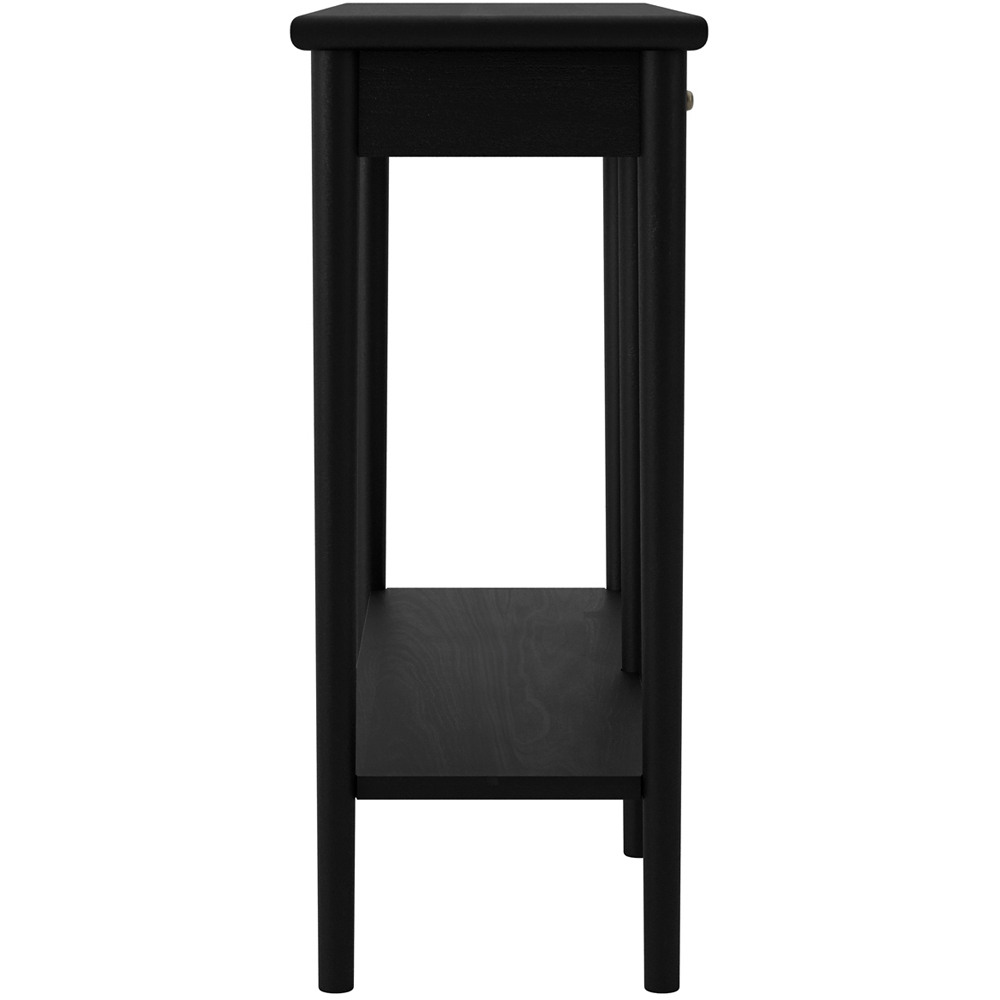 LPD Home Jackson Matte Black Console Table Image 4