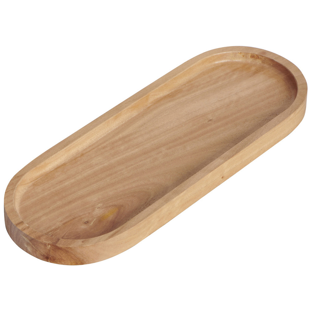 Wilko Bread Tray Mango Wood Image 1
