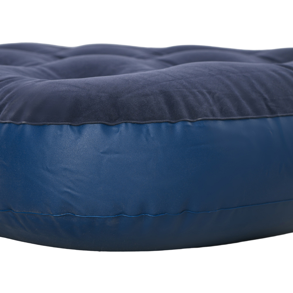 Outsunny Single Blue Portable Inflatable Camping Bed with Flocked Surface Image 8