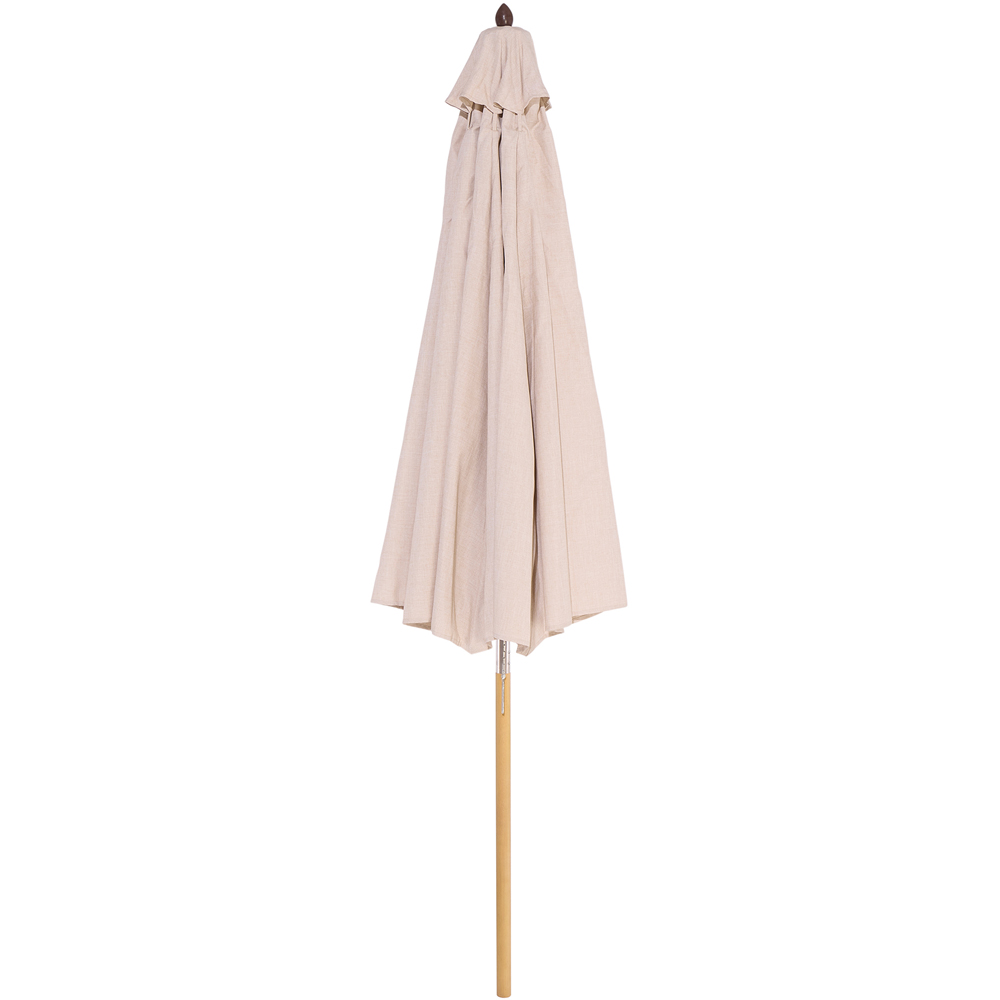 Rowlinson Ashdown Wooden Parasol 3m Image 3