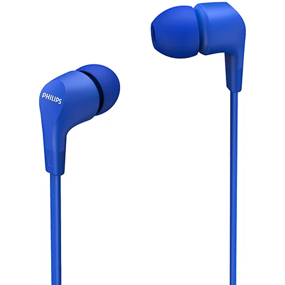 Philips TAE1105 Blue In-Ear Wired Headphones with Built-in Microphone Image 2