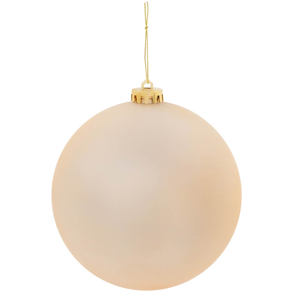 The Christmas Workshop Gold Matte Bauble 3 Pack Image 3