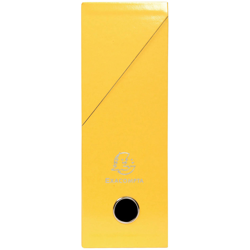 Exacompta Yellow 90mm Spine Iderama Transfer Box 5 Pack Image 4