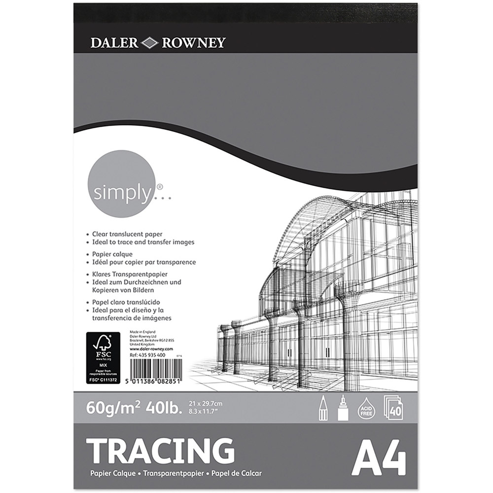 Daler-Rowney Simply Tracing Pad - A4 Image