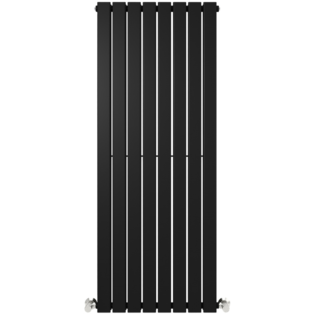 Black 6925 BTU Double Flat Panel Vertical Column Radiator 1600 x 544mm Image 3