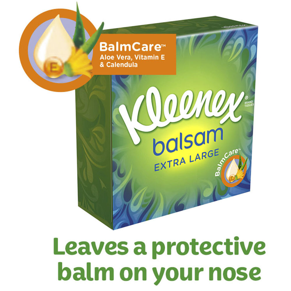 Kleenex Balsam Compact Ultra Soft Tissue Single Box 40 3ply Image 4