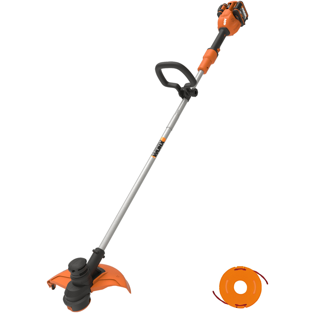 Worx WG183E.9 40V 33cm Cordless Grass Line Trimmer Image 2