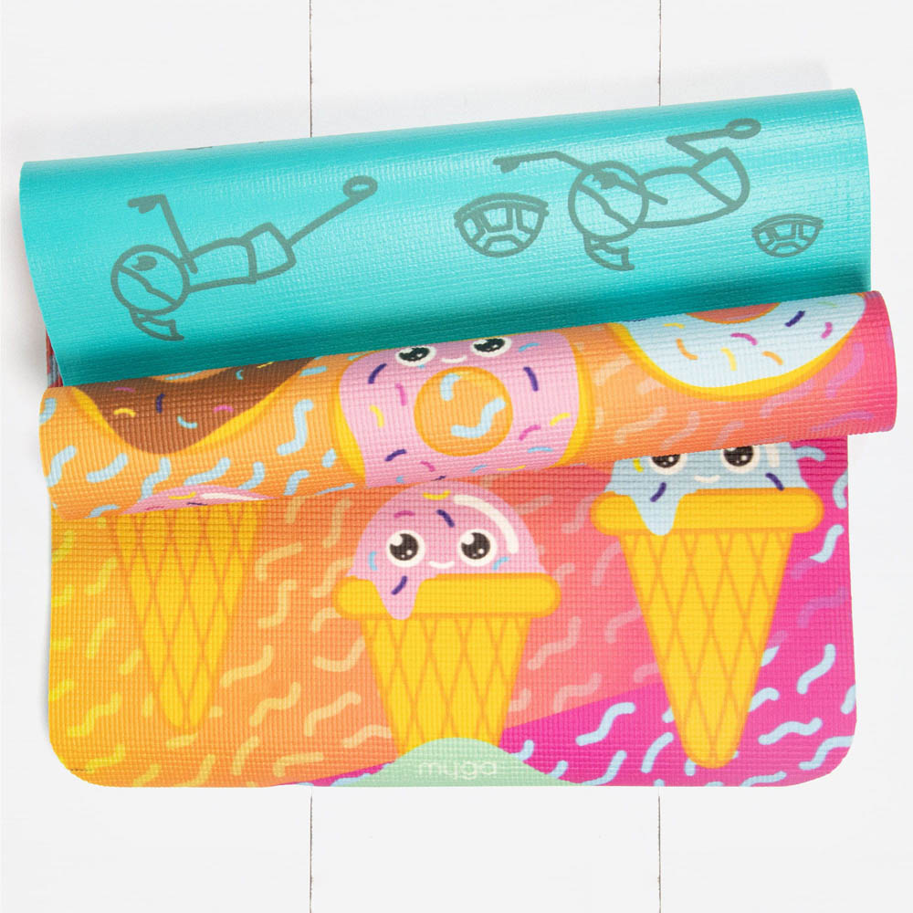 Myga Sweet Tooth Kids Printed Yoga Mat Image 3