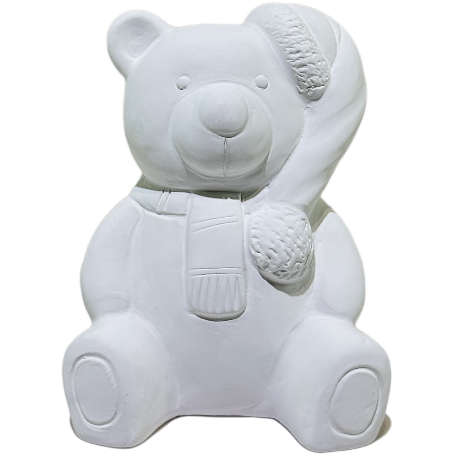 Paint Your Own Ceramic Christmas Bear Kit White Image 2