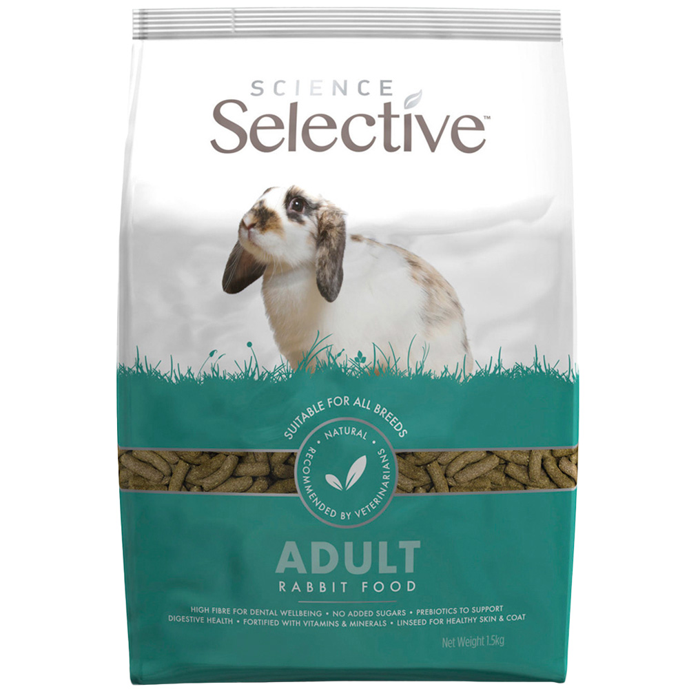 Supreme Science Selective Adult Rabbit Food 1.5kg Image 1