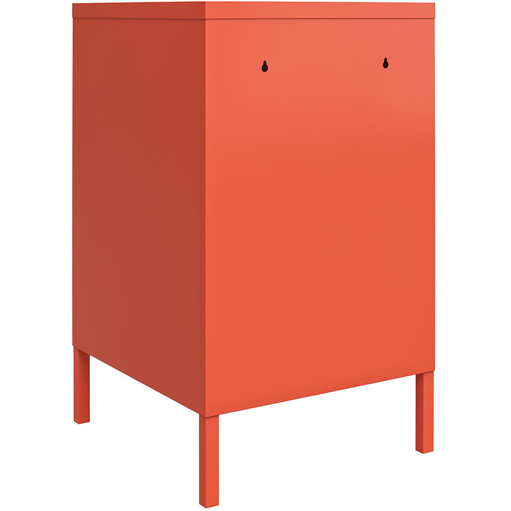 Novogratz Cache Orange Metal Locker End Table Image 5
