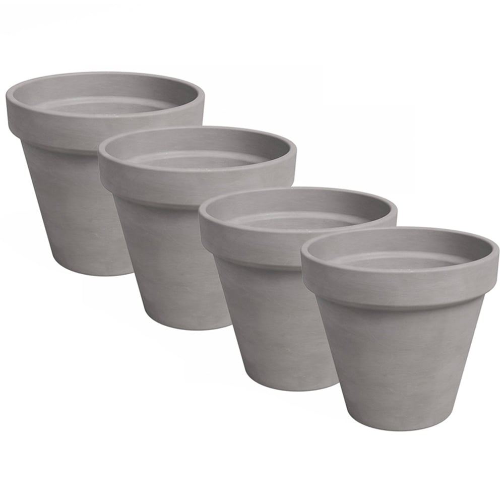 APTA Verona Volcano Grey Plant Pot 15cm Pack Image