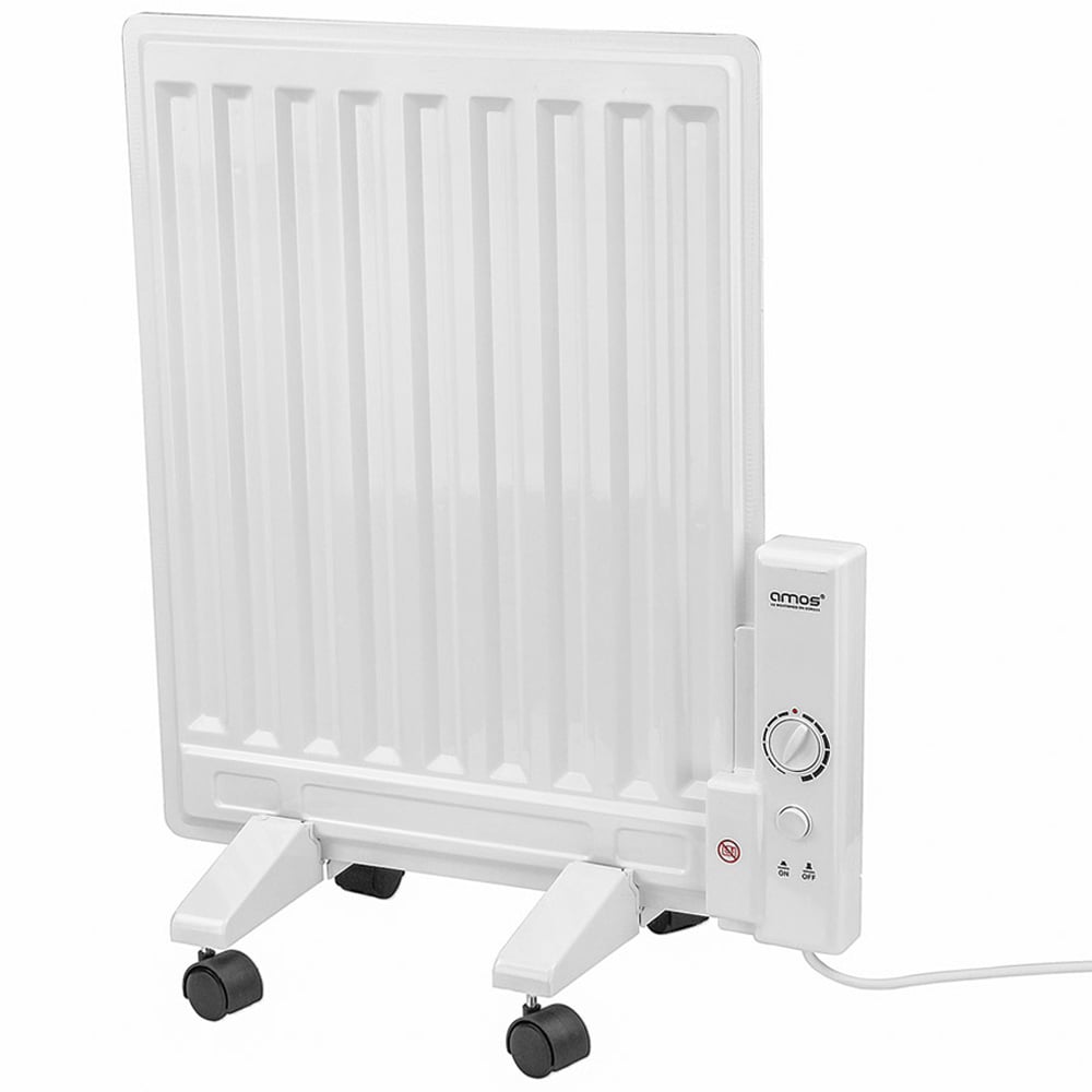 AMOS White Oil Filled Panel Heater 400W Image 1