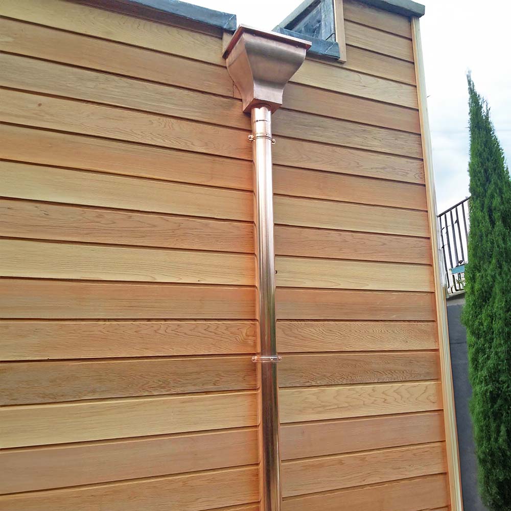 Metal Gutta Copper Downpipe 2 Pack Image 2