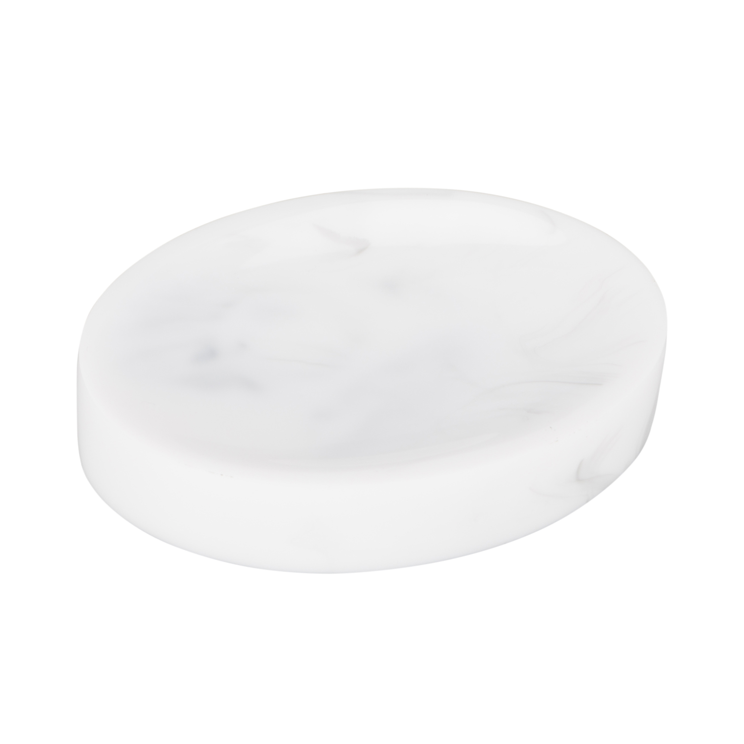 Attica Marble Effect Soap Dish - White Image