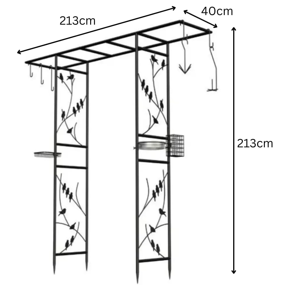 Marco Paul Large Bird Feeder Archway Image 5