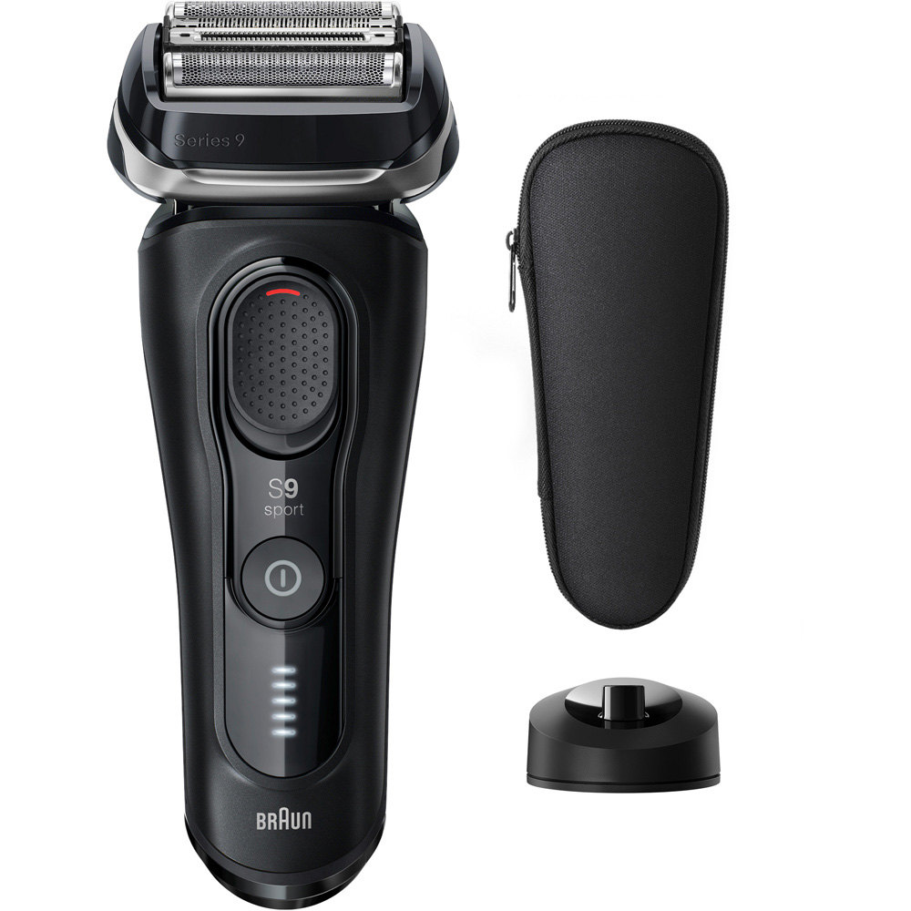 Braun Series 9 Sport Black Waterproof Electric Shaver with Li-Ion battery and Cleaning Brush Image 2