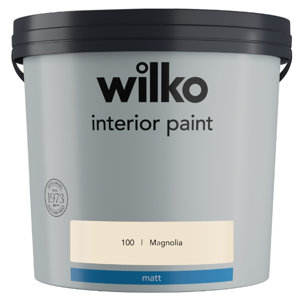 Wilko Interior Magnolia Matt Emulsion Paint 5L Image 2