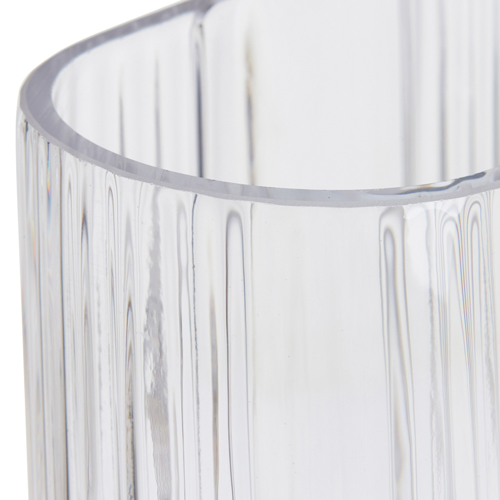 Wilko Large Clear Rainbow Vase Image 5