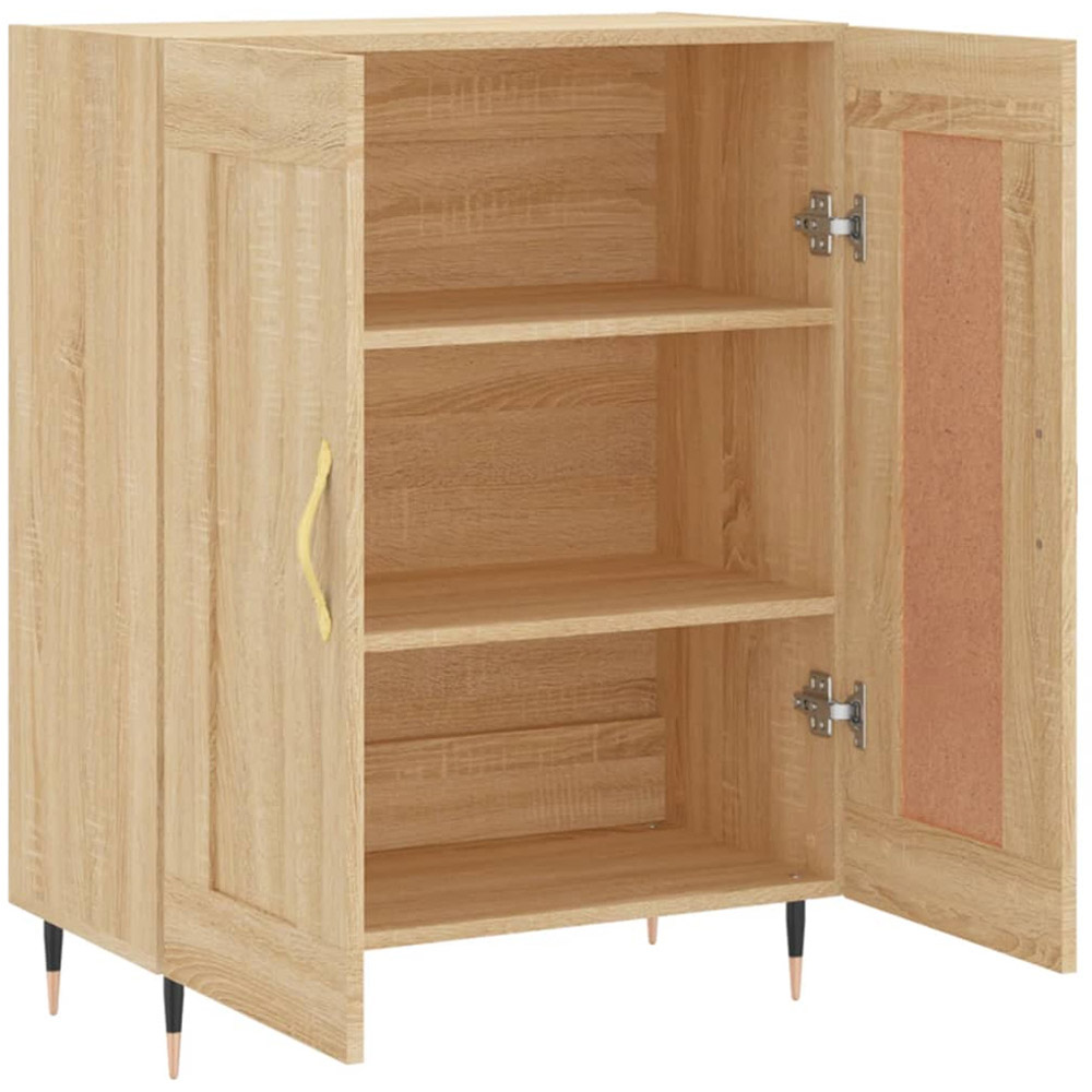 vidaXL 2 Door Sonoma Oak Sideboard Image 6