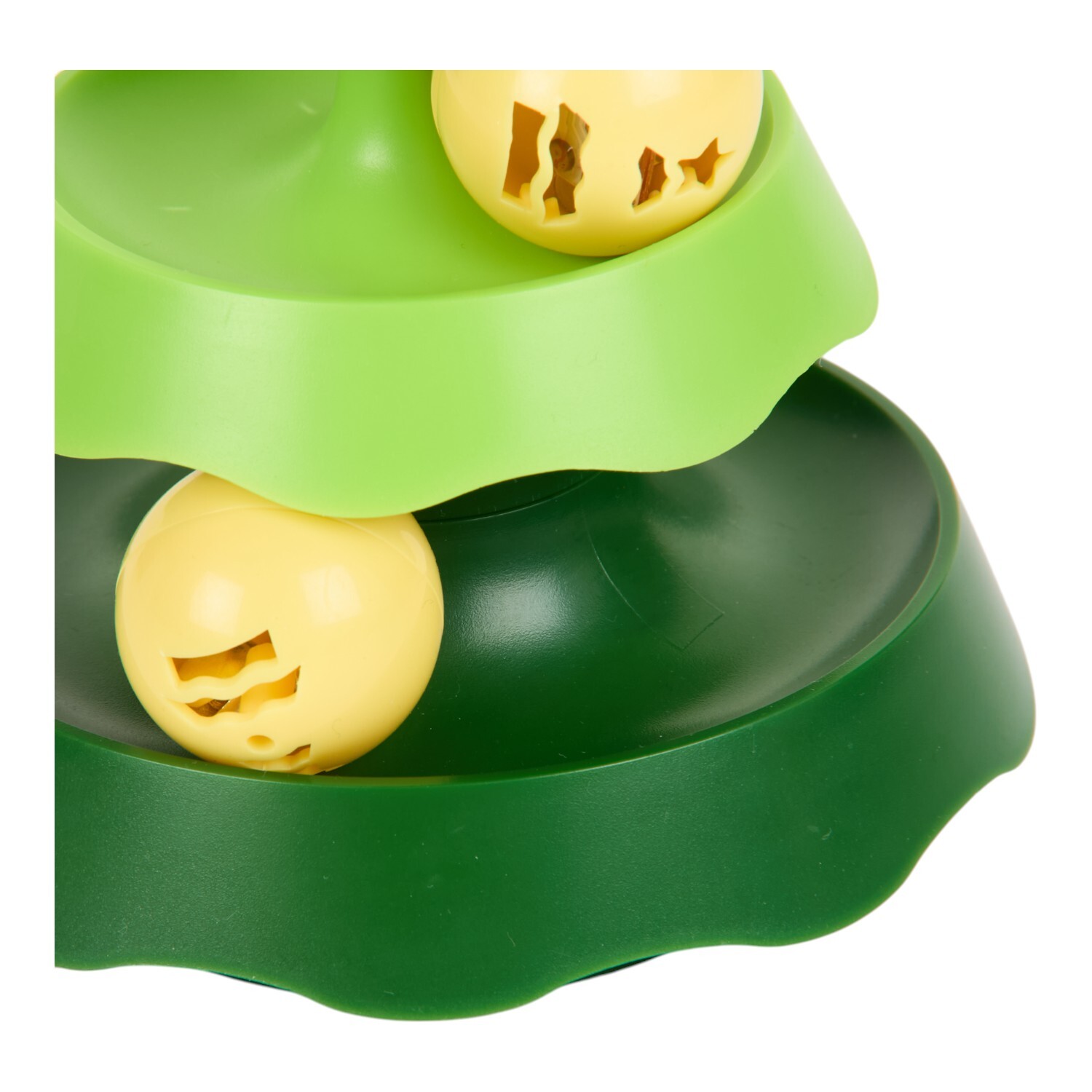 Catnip Tree Track Pet Toy Green Image 2