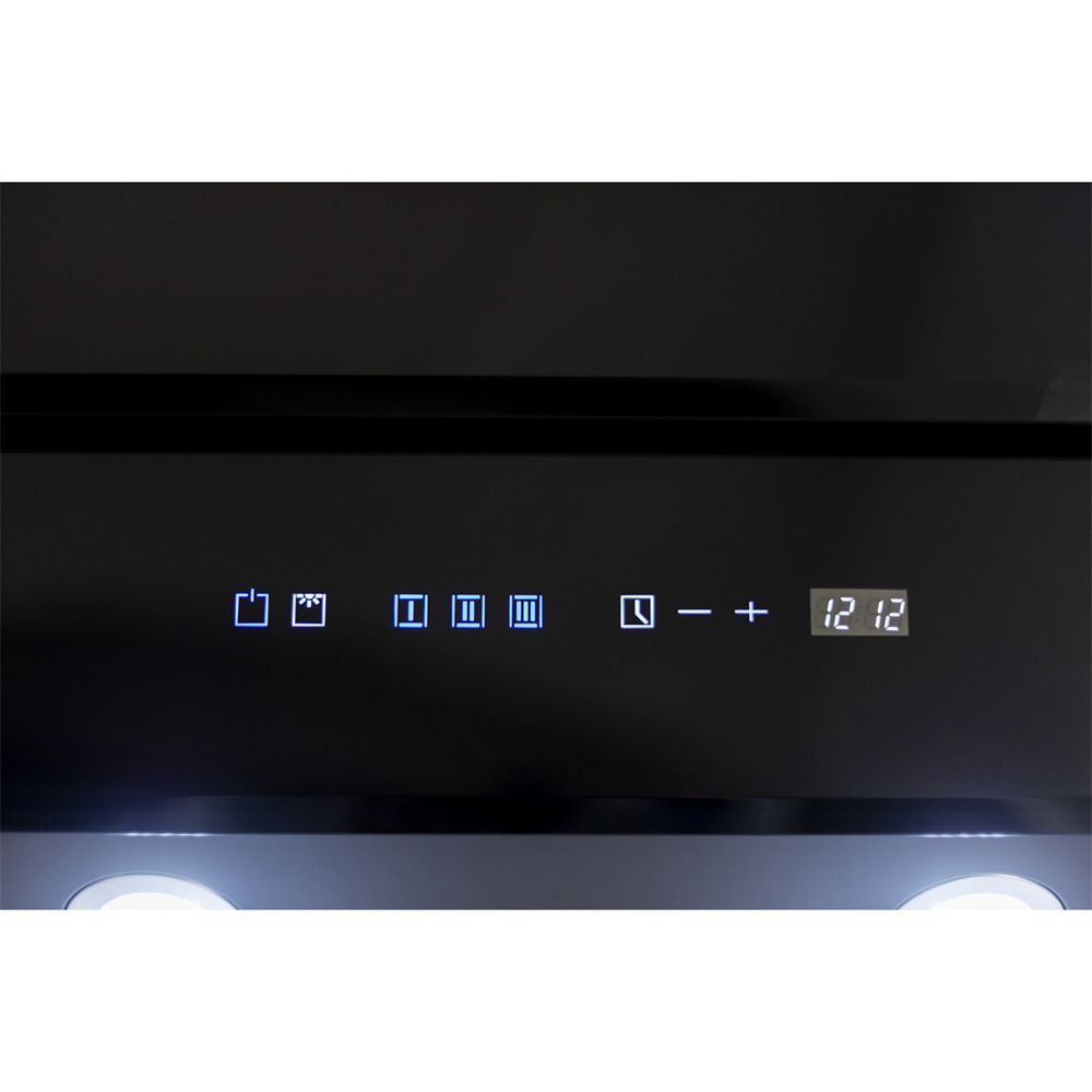 Kaiser Avantgarde Pro Black Glass 70cm Wall Mounted Cooker Hood Image 6