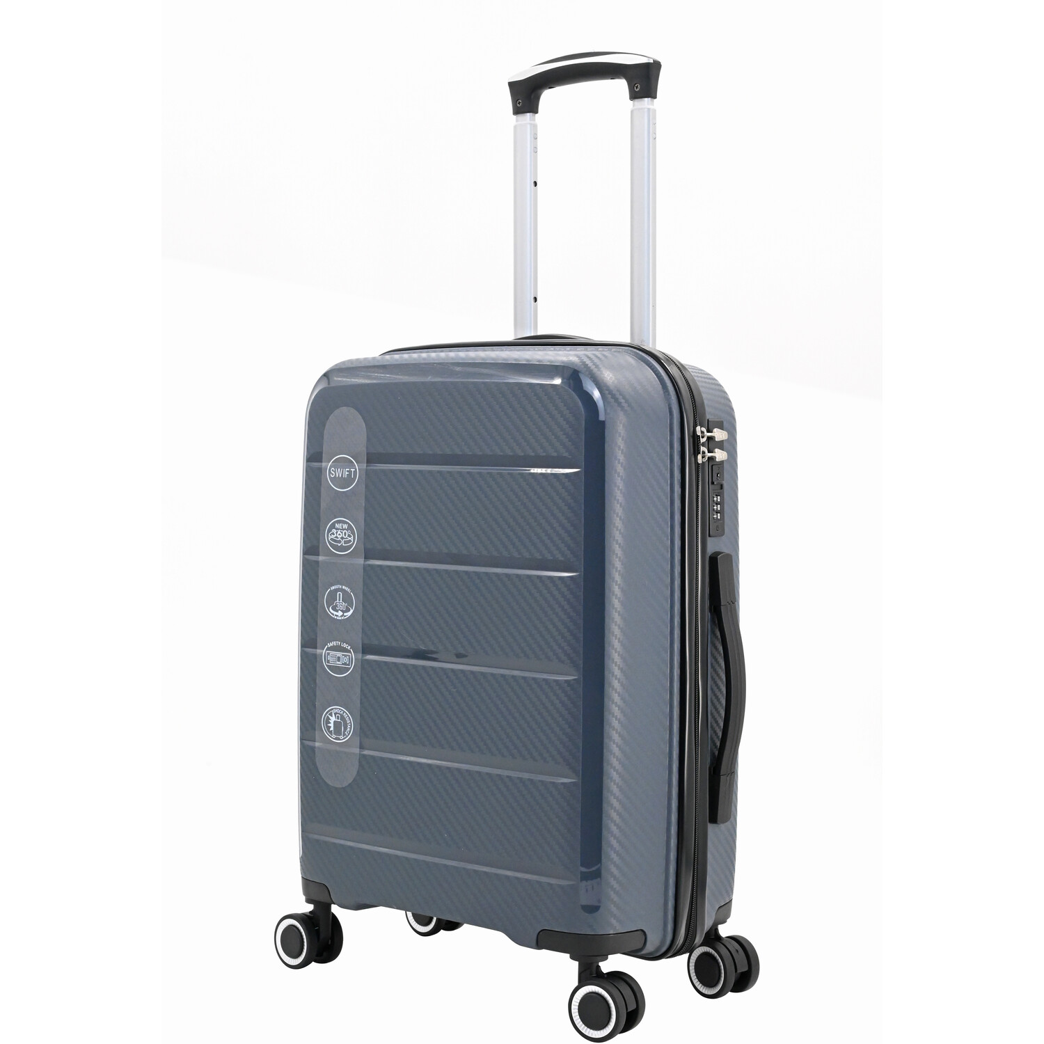 Swift Discovery Luggage Case - Grey / Large Case Image 2