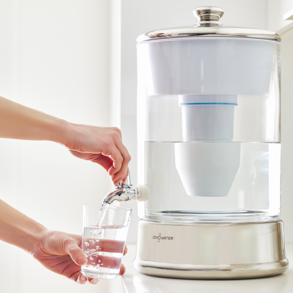 ZeroWater 40 Cup 9.5L Glass Dispenser Wilko