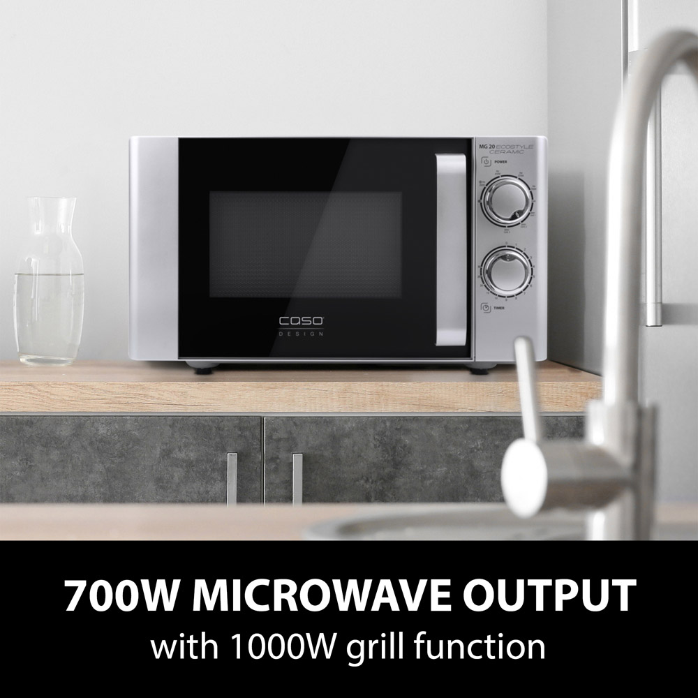 CASO Design MG20 Ecostyle Ceramic 20L Microwave with Grill Image 4