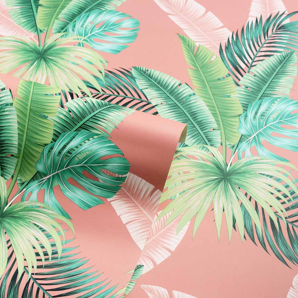 Arthouse Miami Tropics Pink Wallpaper Image 2