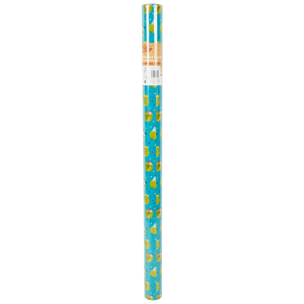 Festive Food Gift Wrap 8m Image 7