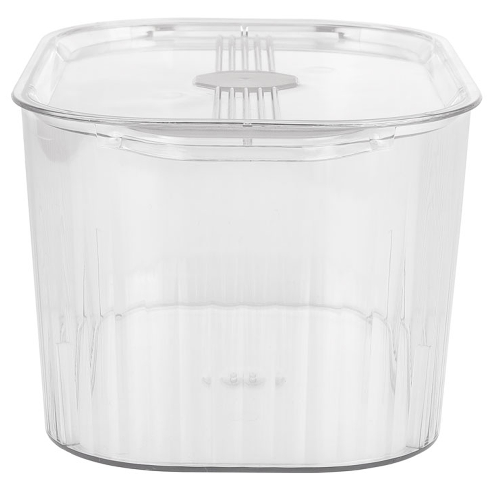 Living and Home 20 x 24.5 x 41cm Clear Plastic Container Storage Box Image 4