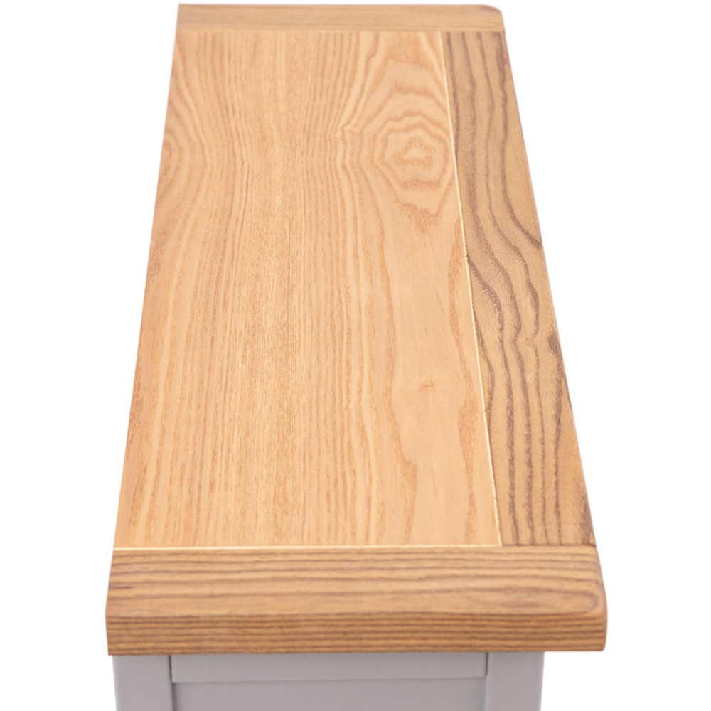 Biccari 4 Shelf Grey Bookcase Image 6