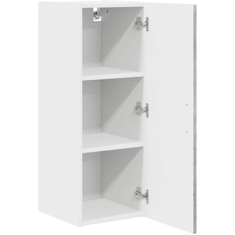 vidaXL Kalmar Single Door Concrete Grey Wall Kitchen Cabinet Image 5