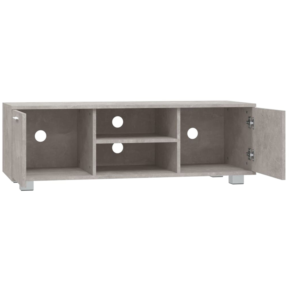 vidaXL 2 Door 2 Shelf Concrete Grey TV Cabinet Image 5