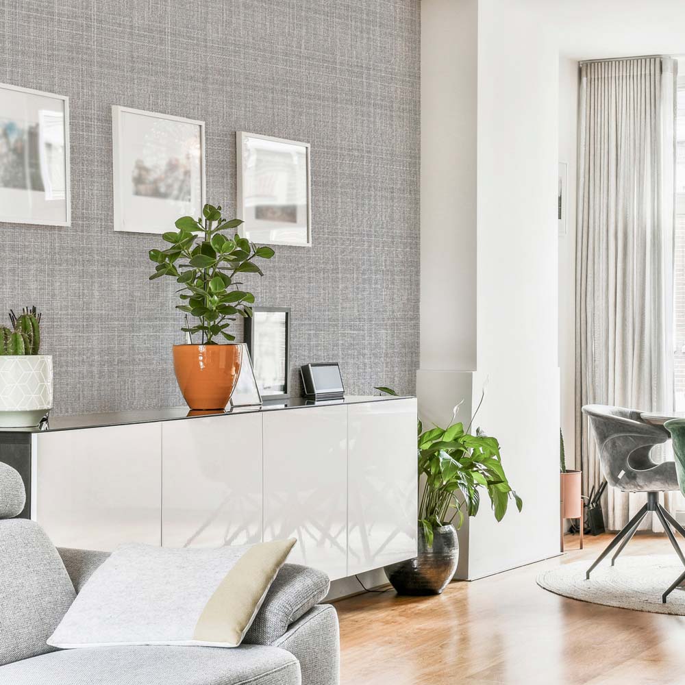 Arthouse Country Tweed Grey Wallpaper Image 4