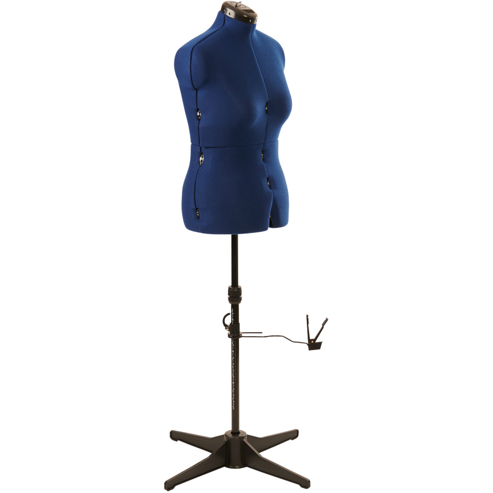 Sewing Online 023817-NVY Navy Adjustable 8-Part Dressmakers Dummy with Hem Marker Medium Image 3