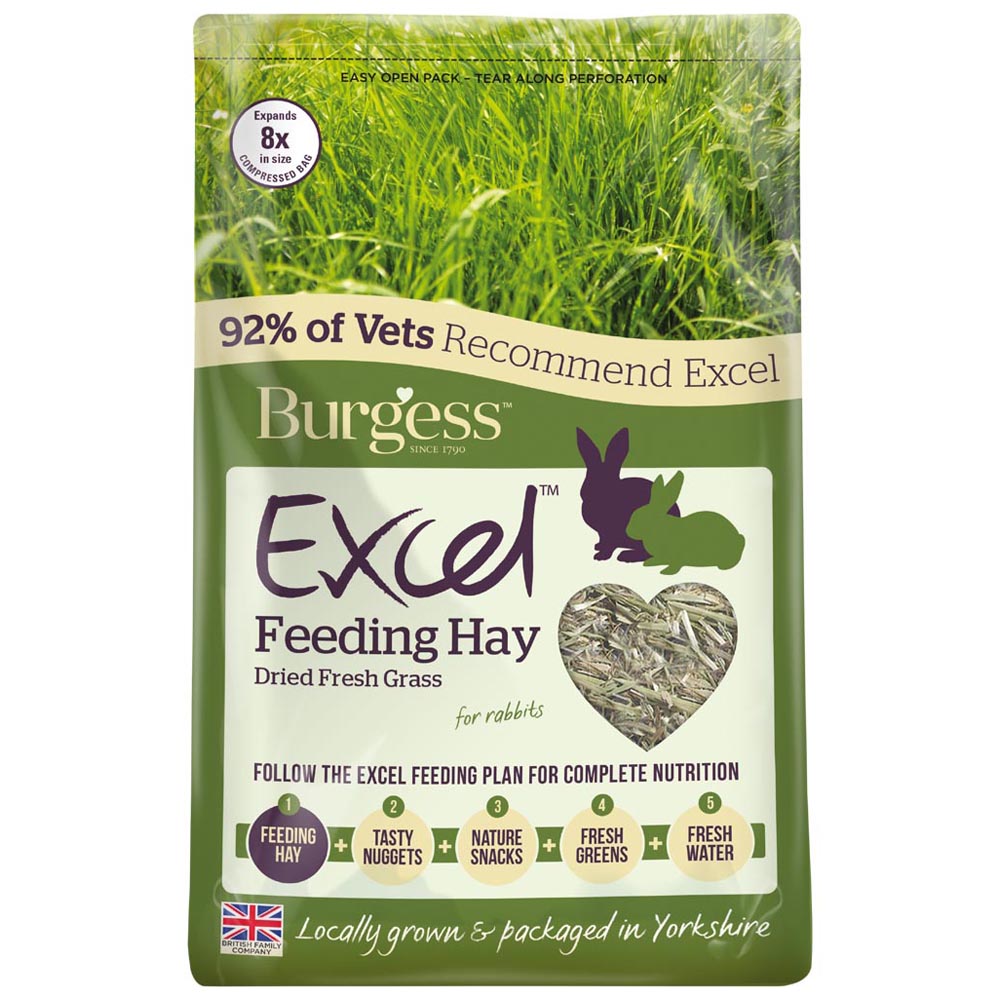 Excel Feeding Hay Dried Fresh Grass 1kg Image 1