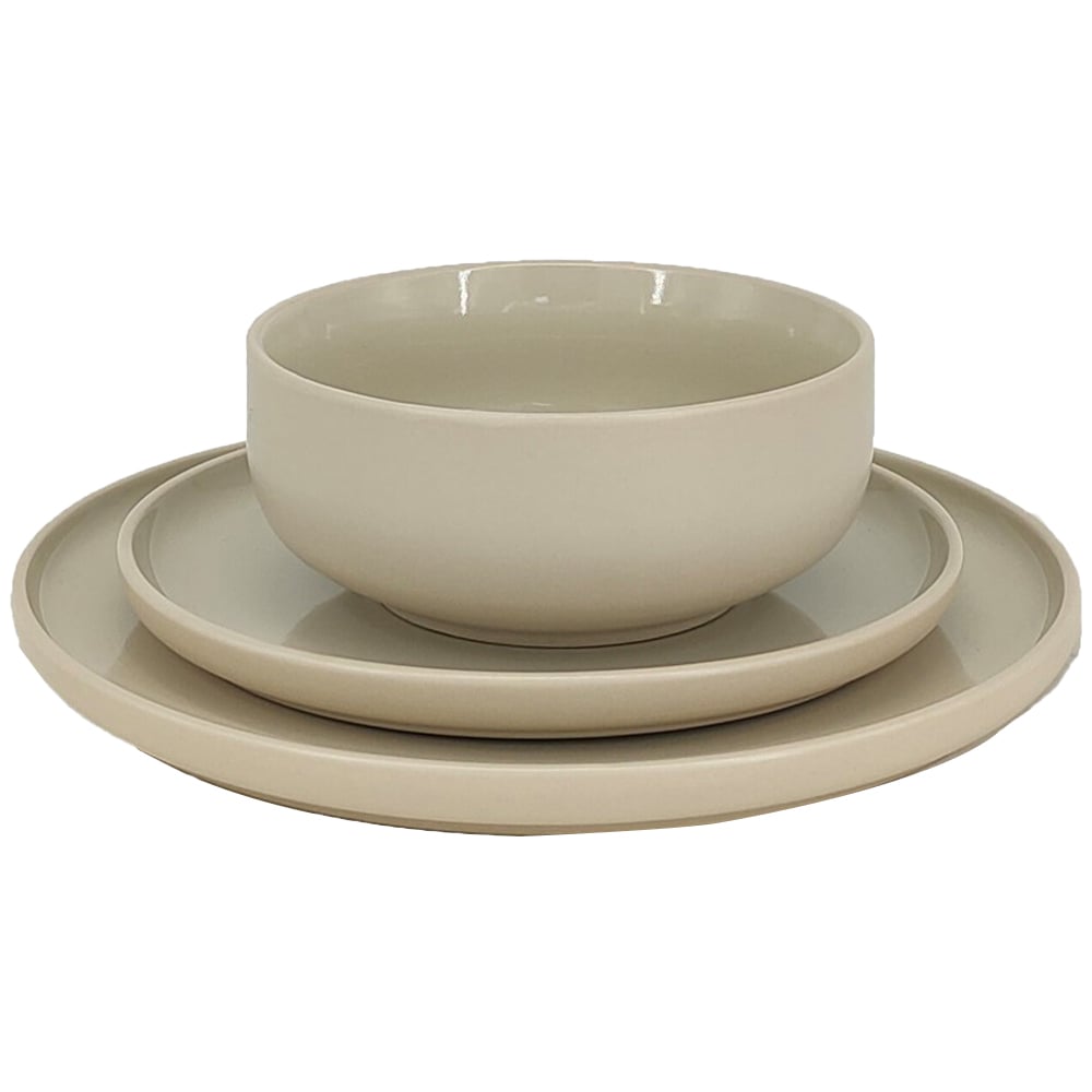 Waterside Stone and Cream Dual Tone 12 Piece Dinner Set Image 1
