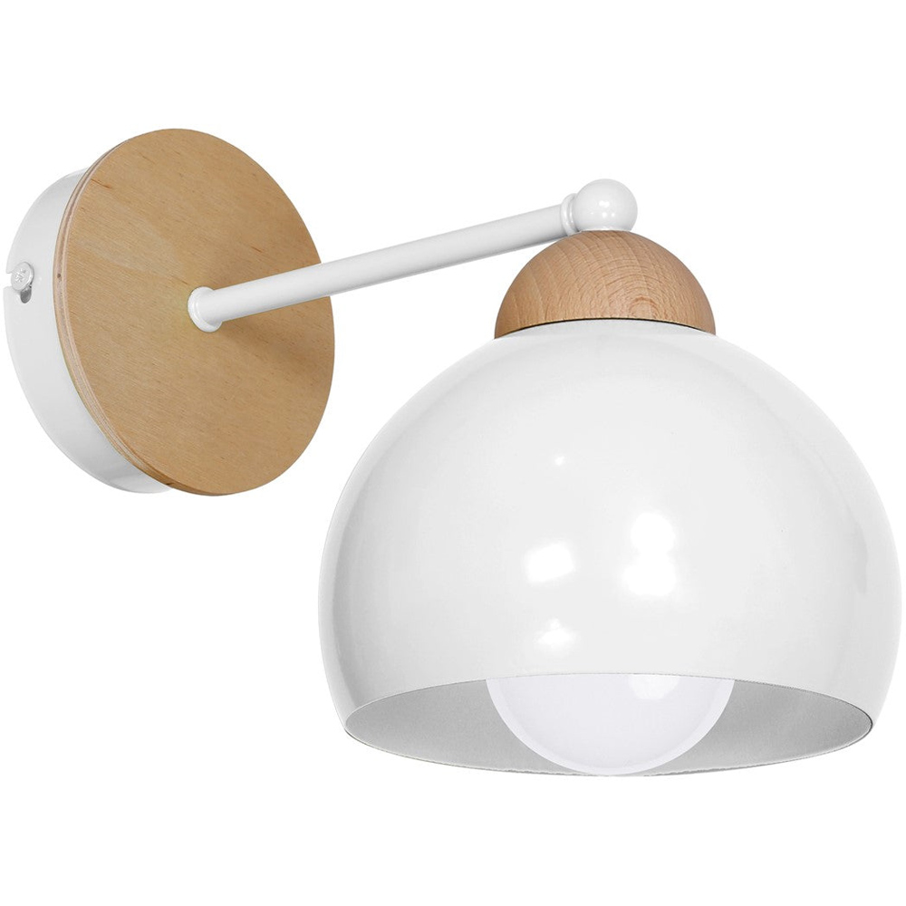 Milagro Dama White Wall Lamp 230V Image 1