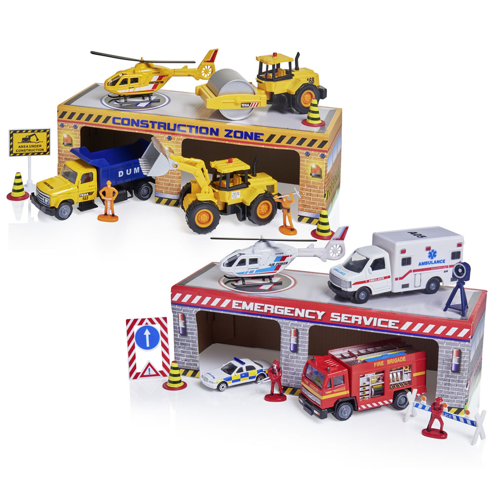 Wilko Roadsters Action Force Station Set Assortment Image 1