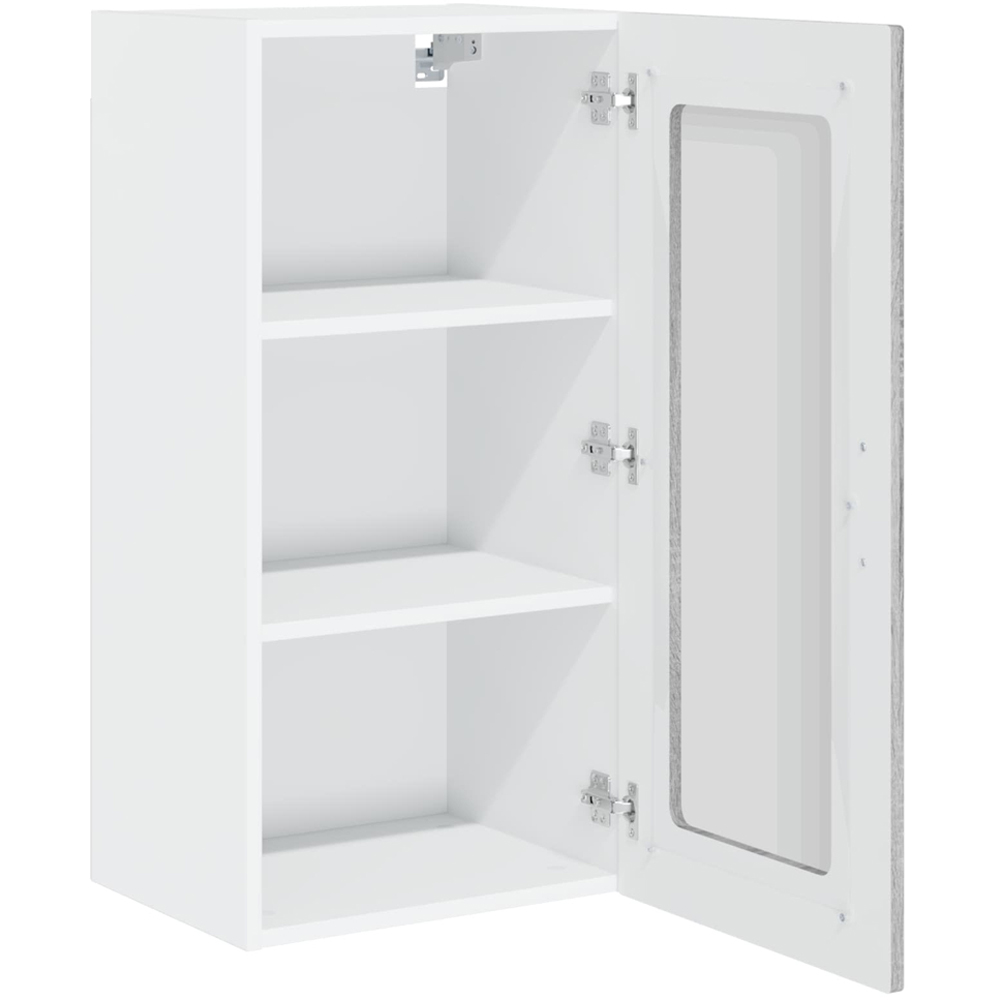 vidaXL Kalmar Single Door Grey Sonoma Wall Kitchen Cabinet Image 5