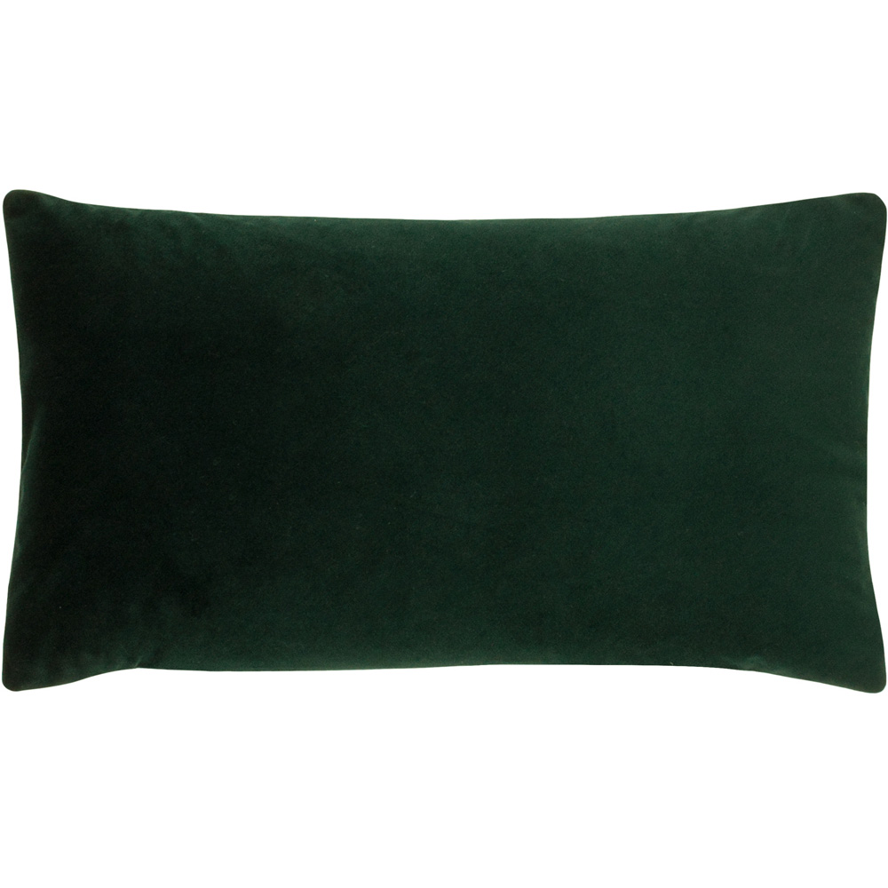 Paoletti Sunningdale Bottle Rectangular Velvet Cushion Image 1