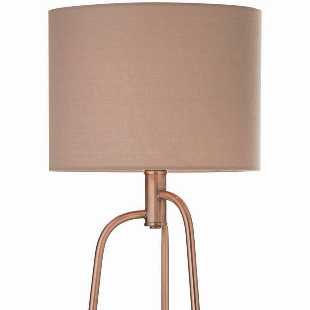 The Lighting and Interiors Antique Copper Jerry Table Lamp Image 3
