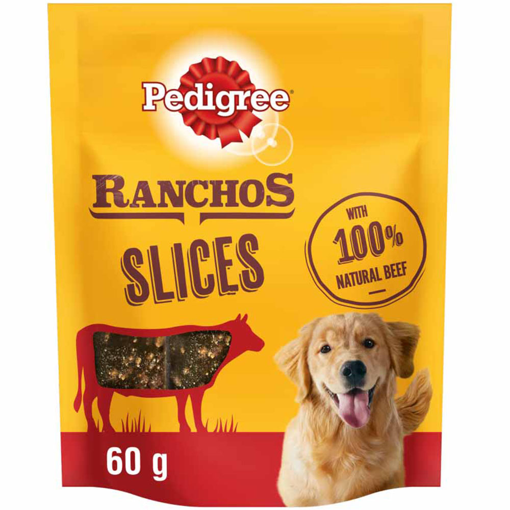 Pedigree Ranchos Adult Dog Treats Beef 8 Pack 60g Image 1