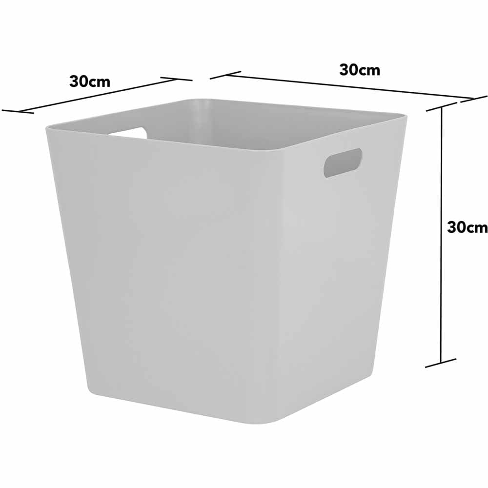 Wham 18L Grey Studio Storage Cube 3 Pack Image 5