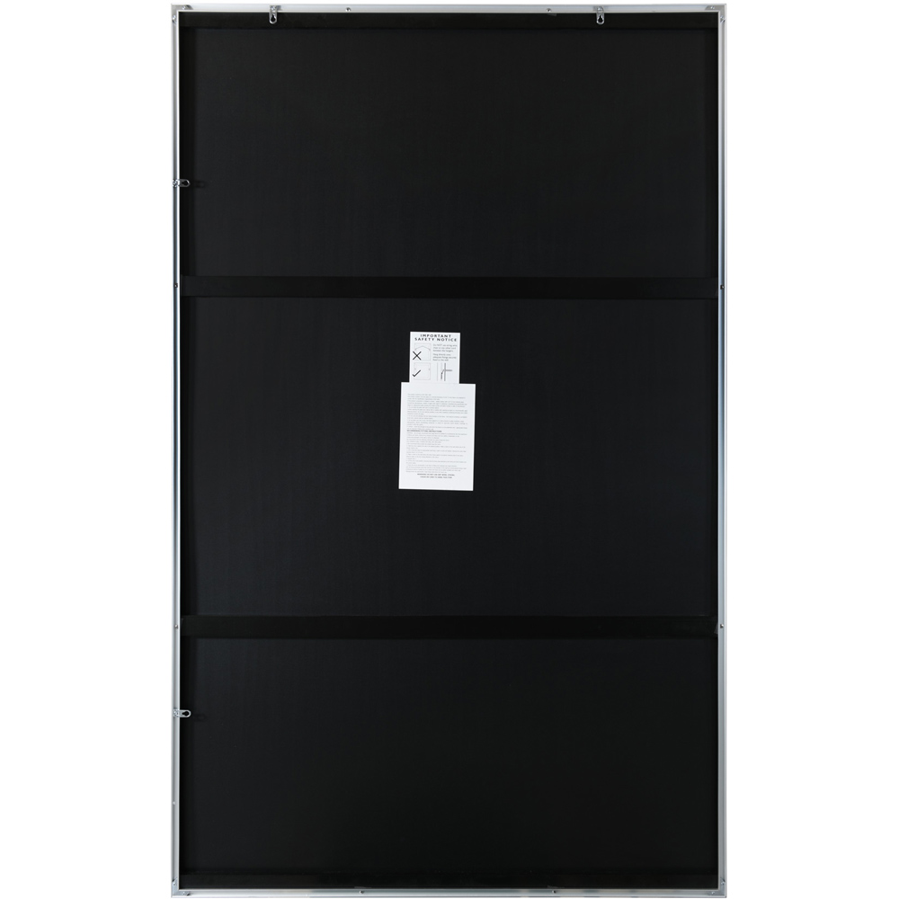 The Artus Silver Aluminium Wall Leaner Mirror 174 x 110cm Image 4