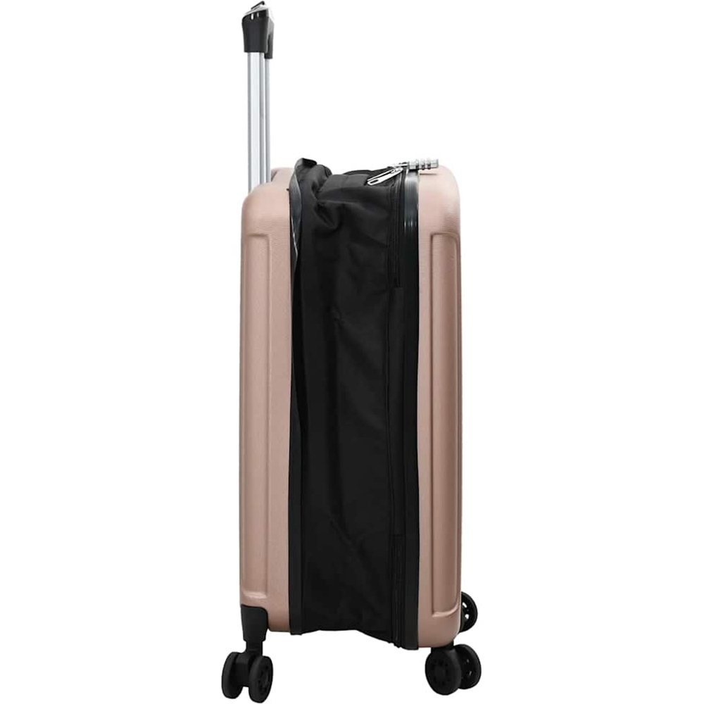 vidaXL 20 inch Gold Rectangular Travel Bag Image 4