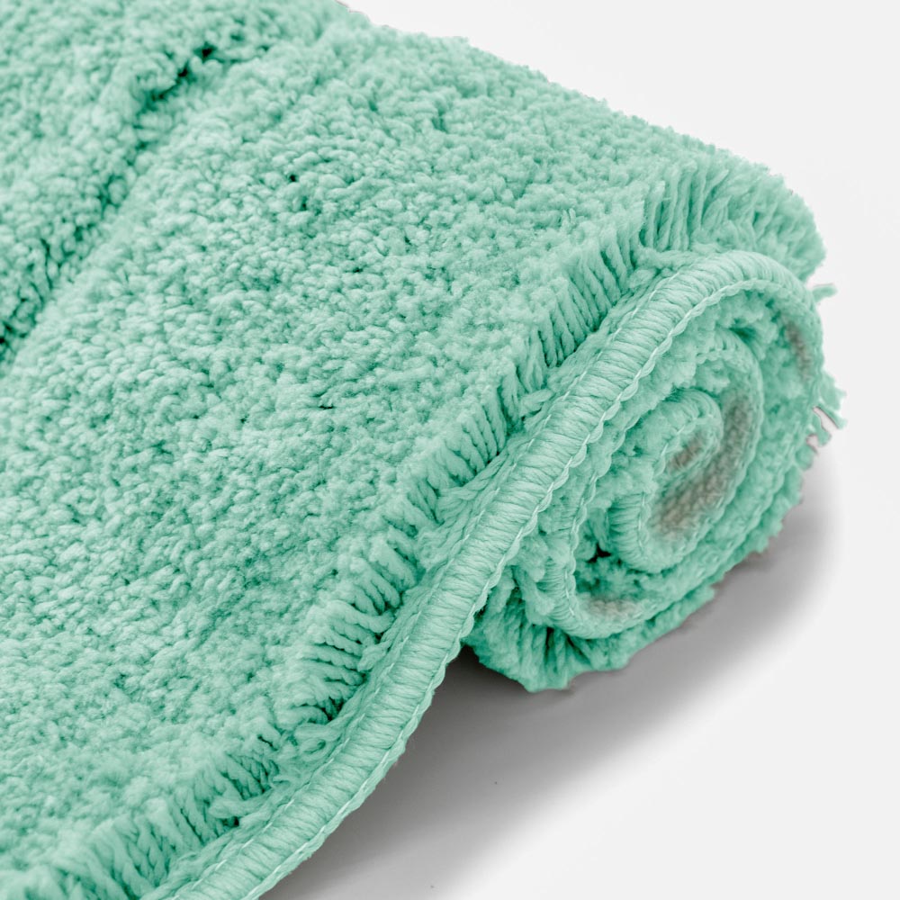 Mayfair Seafoam Micro Fibre Bath Mat Set Image 5