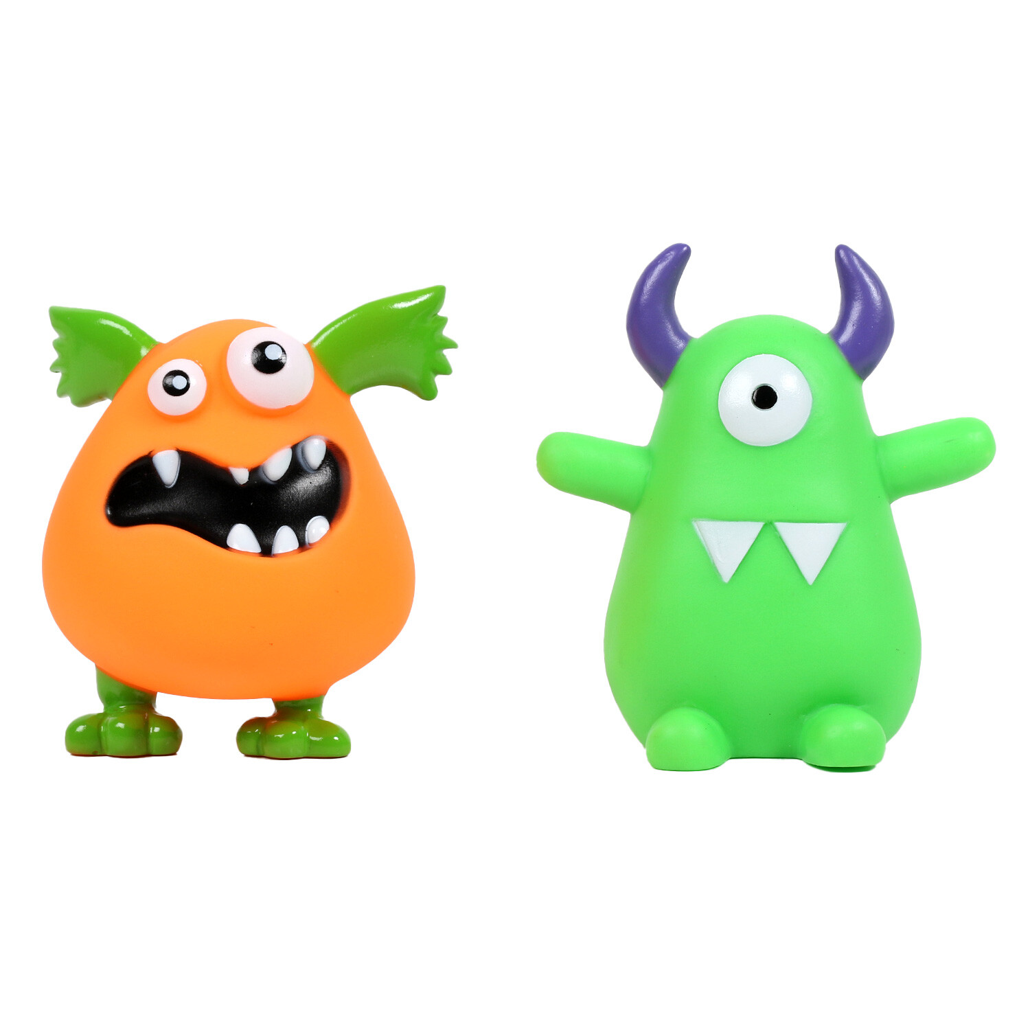 Pack of 2 Monster Dog Toys - Green Image 3